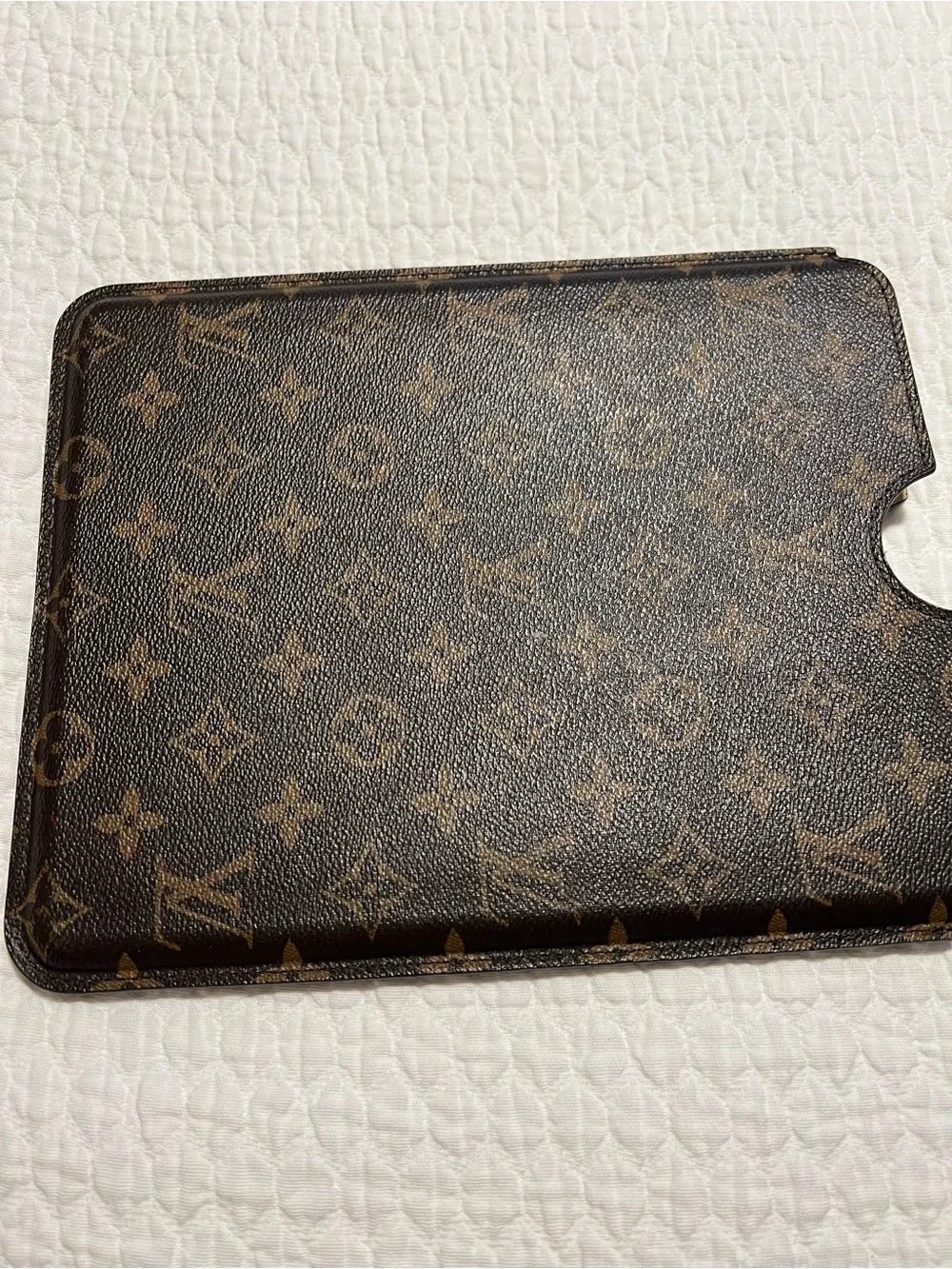 Louis Vuitton Brown Monogram Tablet Sleeve